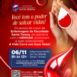 Faculdade Santa Teresa realiza ação solidária de doação de sangue em parceria com o HEMOAM