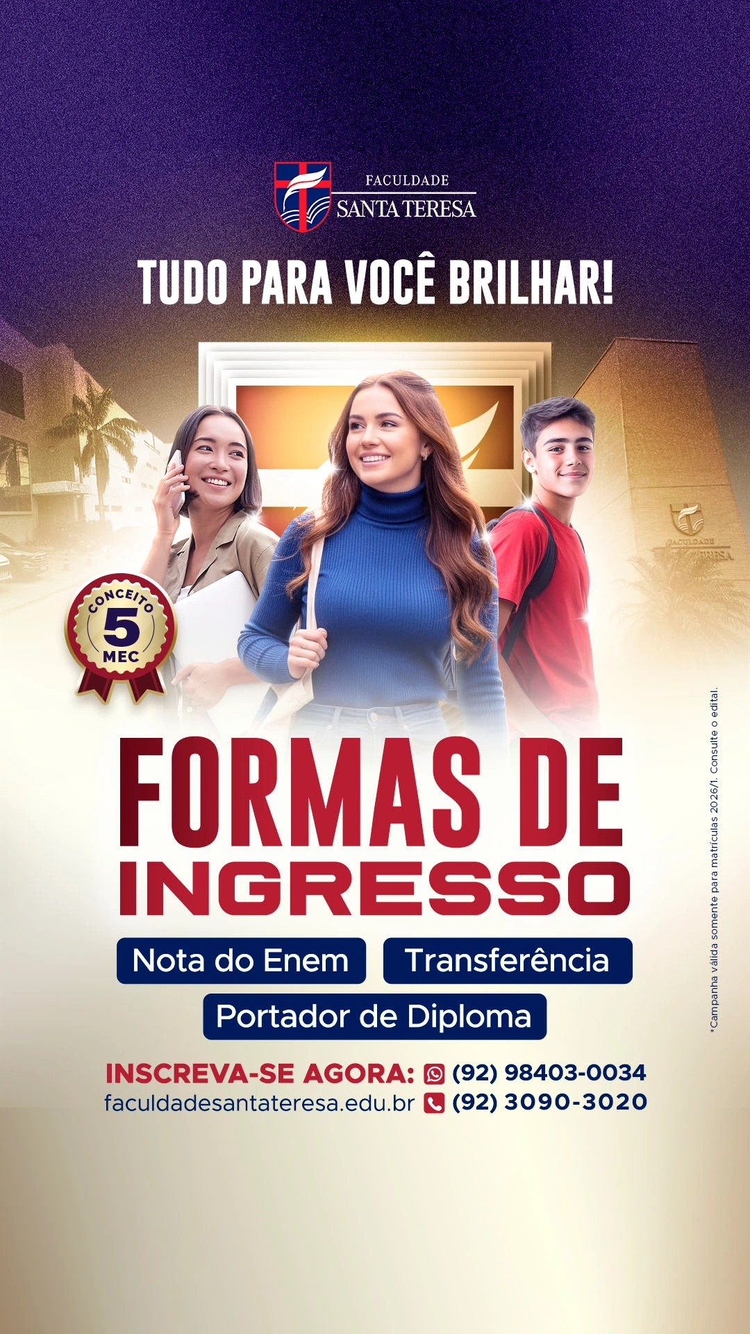 Formas de Ingresso - Mobile