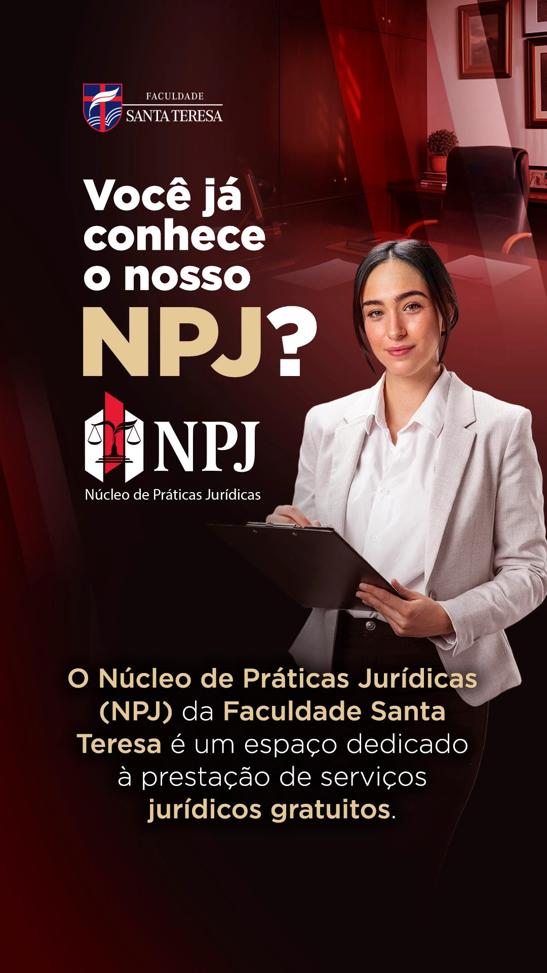 Banner Núcleo de Práticas Jurídicas - Mobile