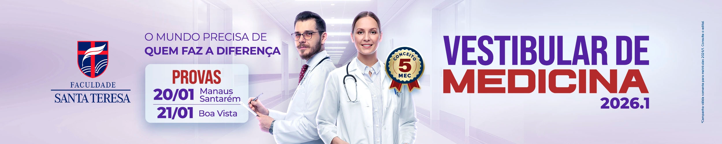 Banner Vestibular de Medicina - Capa