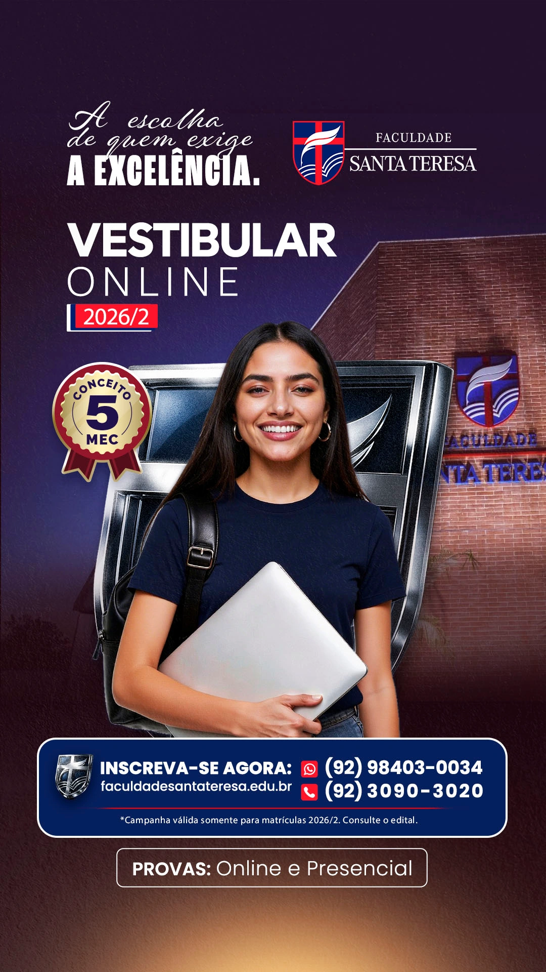 Vestibular Online 2026.2 - Mobile